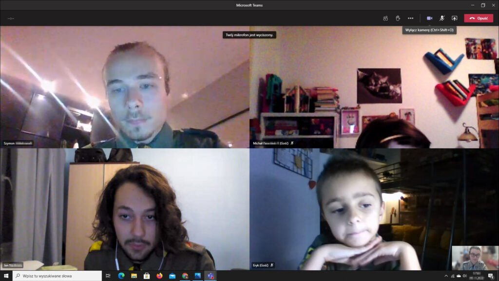 zbiórka zdalna zuchy